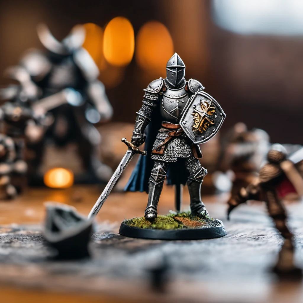 Miniatura RPG pintada — PLA